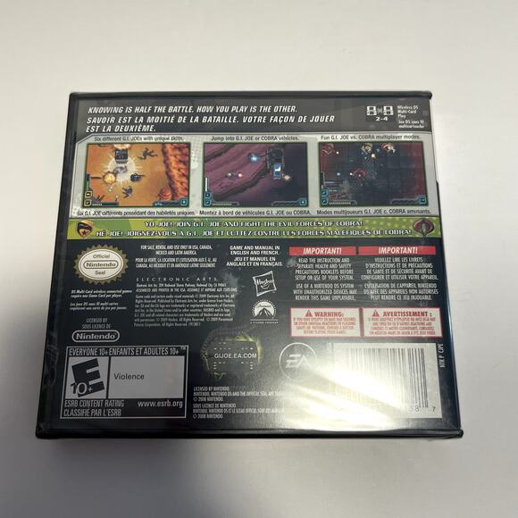 GI JOE The Rise of Cobra Nintendo DS Video Game NEW FACTORY SEALED - Picture 2 of 6